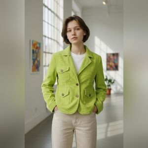 M.K.M. Lime Green Women's TOP SIZE MEDIUM